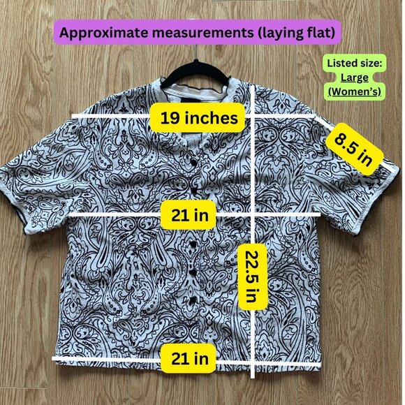 PRODUCE COMPANY | 100% Cotton button up shirt size Large - Picture 11 of 11